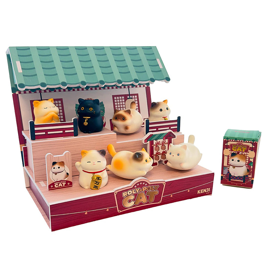 Blind Box della serie Roly-Poly il simpatico gattino in 6 pose diverse più una rara