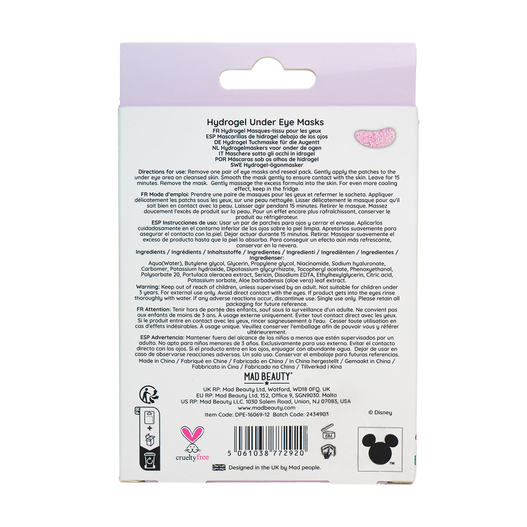 3 maschere per occhi in idrogel. Cruelty free.