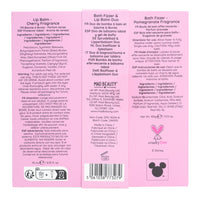 Duo beauty di Cenerentola con una bomba da bagno effervescente e un balsamo labbra