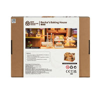 Puzzle in 3d che riproduce in miniatura una graziosa bakery