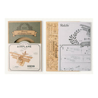 Puzzle in 3d che riproduce in miniatura un aereo