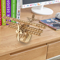 Puzzle in 3d che riproduce in miniatura un aereo