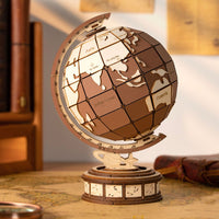 Puzzle in 3d che riproduce un mappamondo.