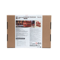 Puzzle in 3d che riproduce in miniatura il tipico bus londinese.