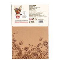 Puzzle in 3d che riproduce una rosa rossa.