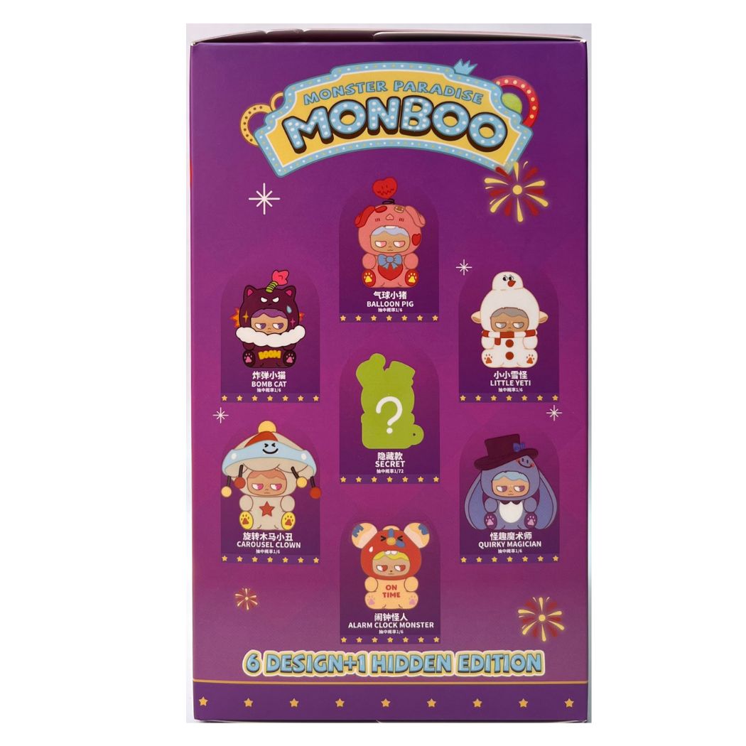 Blind Box della serie Monboo al circo