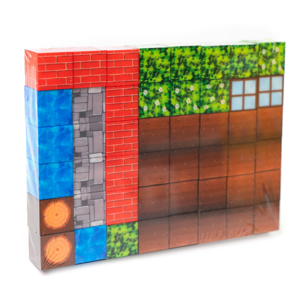 Crea il tuo mondo in pixel e dai sfogo alla tua fantasia con 48 cubi magnetici