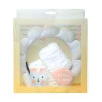 Set per la skincare composto da un cerchietto e due polsini in tessuto super morbido