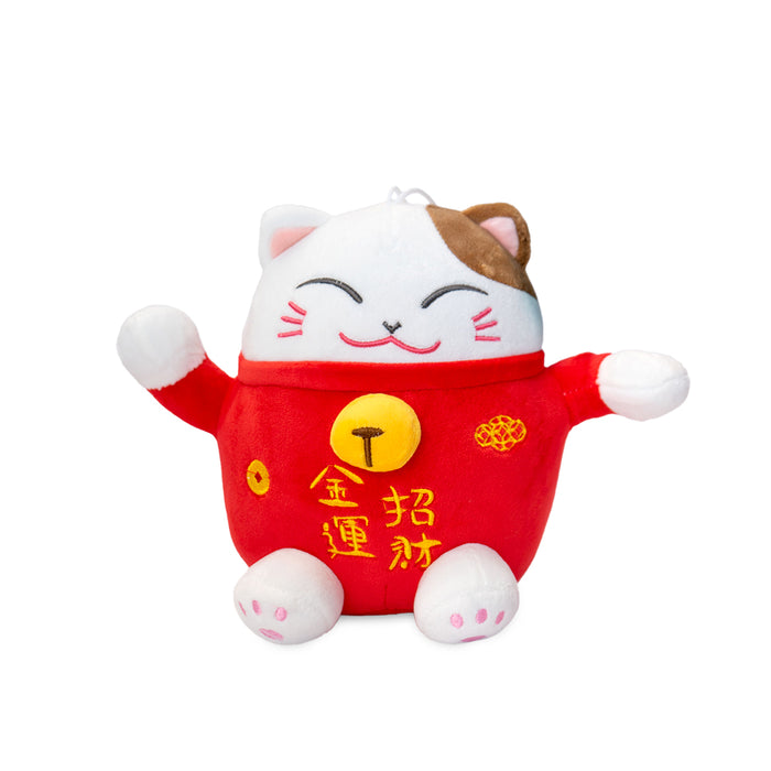 Plush gattino della fortuna Maneki Neko.