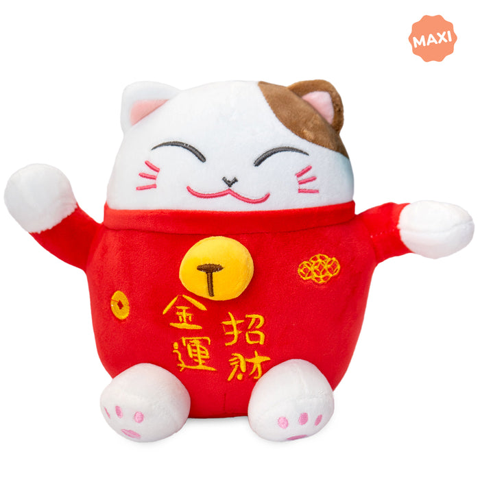 Plush gattino della fortuna Maneki Neko.