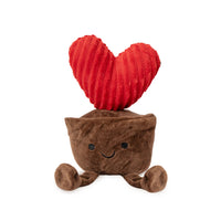 Plush piantina cuore super kawaii