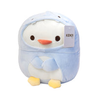 Dolcissimo peluche di un pulcino travestito da pinguino