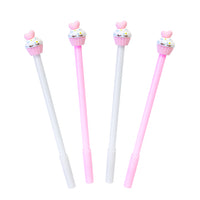 Penna gel ad inchiostro nero con cupcake.