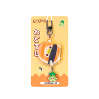 Simpatico portachiavi a forma di sushi in acrilico