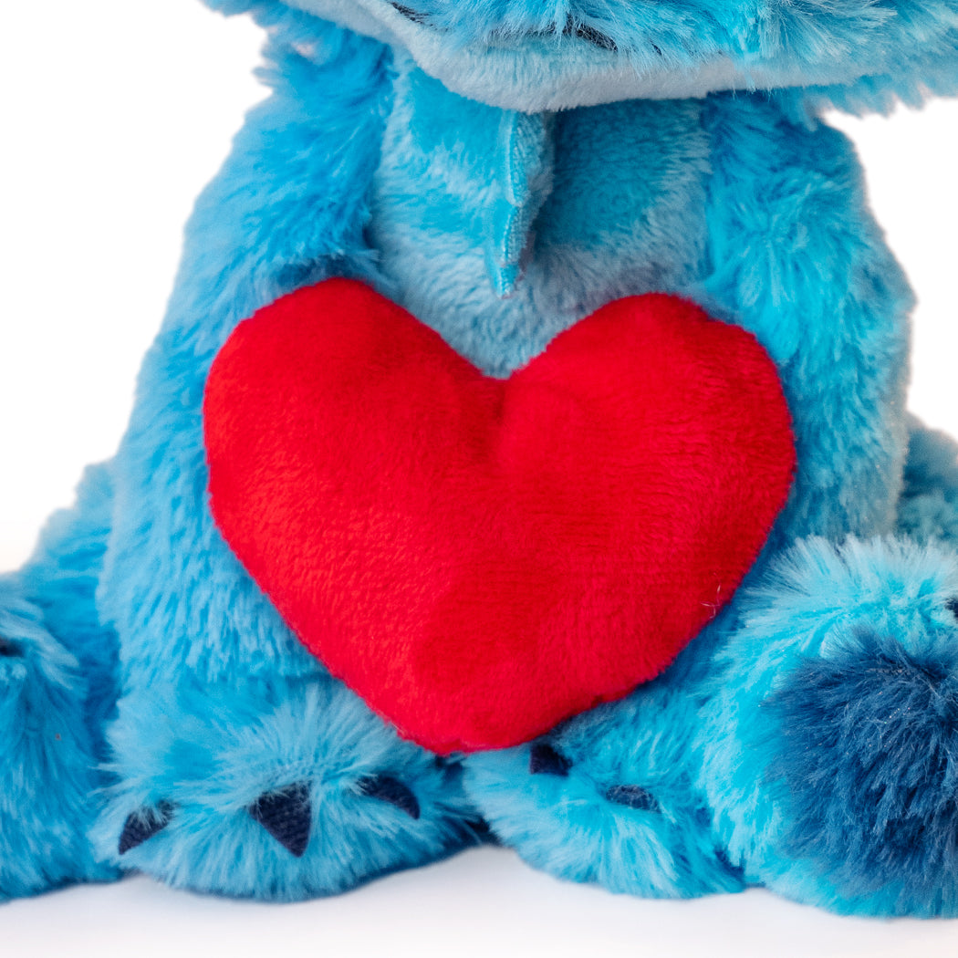 Plush fluffy di Stitch con cuore