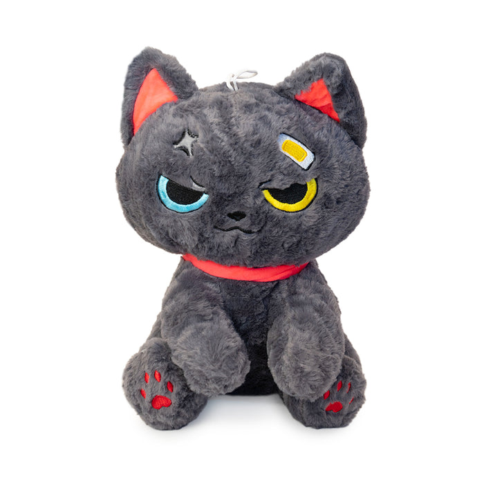 Peluche fluffy di un gatto nero