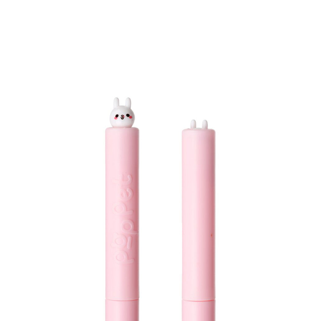 Penna gel coniglietto con inchiostro nero.