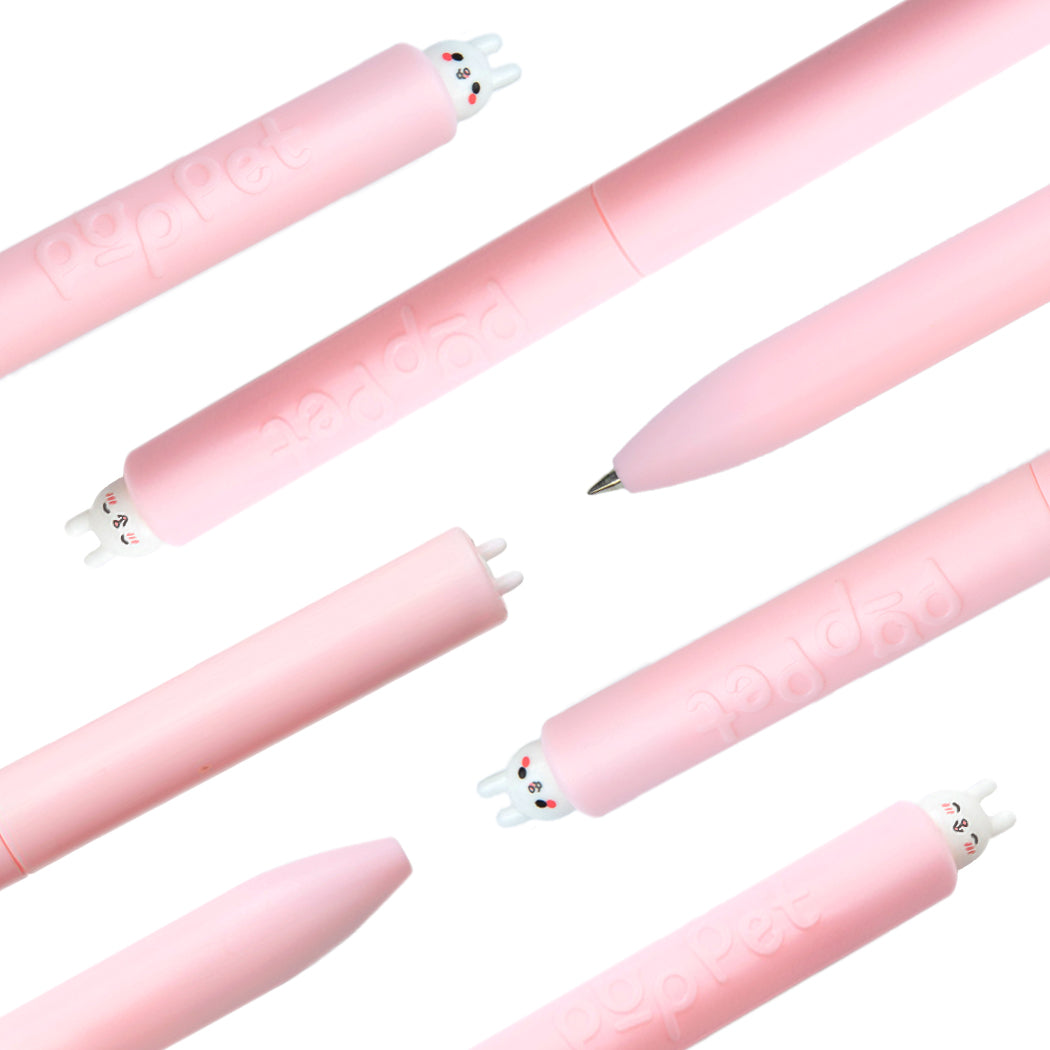 Penna gel coniglietto con inchiostro nero.