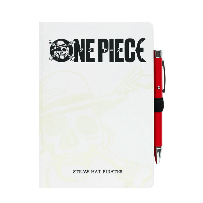 Notebook di One Piece con penna luminosa.