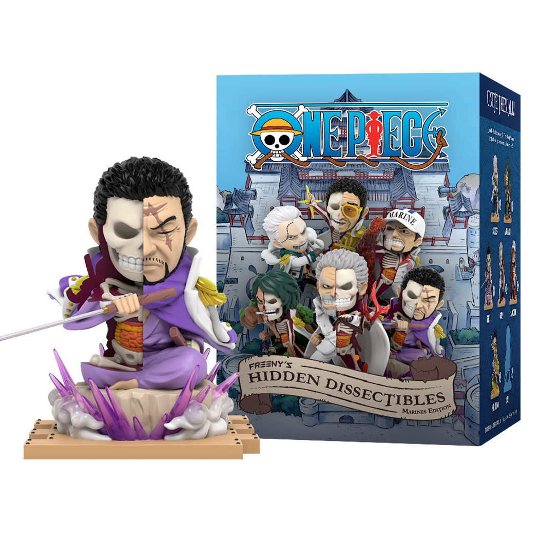 Blind Box di One Piece della serie Hidden Dissectibles, Marine Edition.