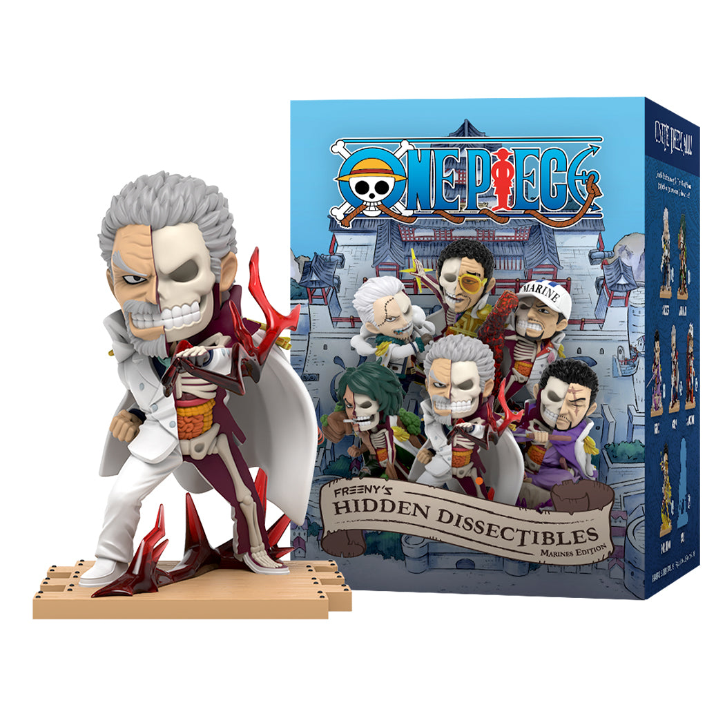 Blind Box di One Piece della serie Hidden Dissectibles, Marine Edition.