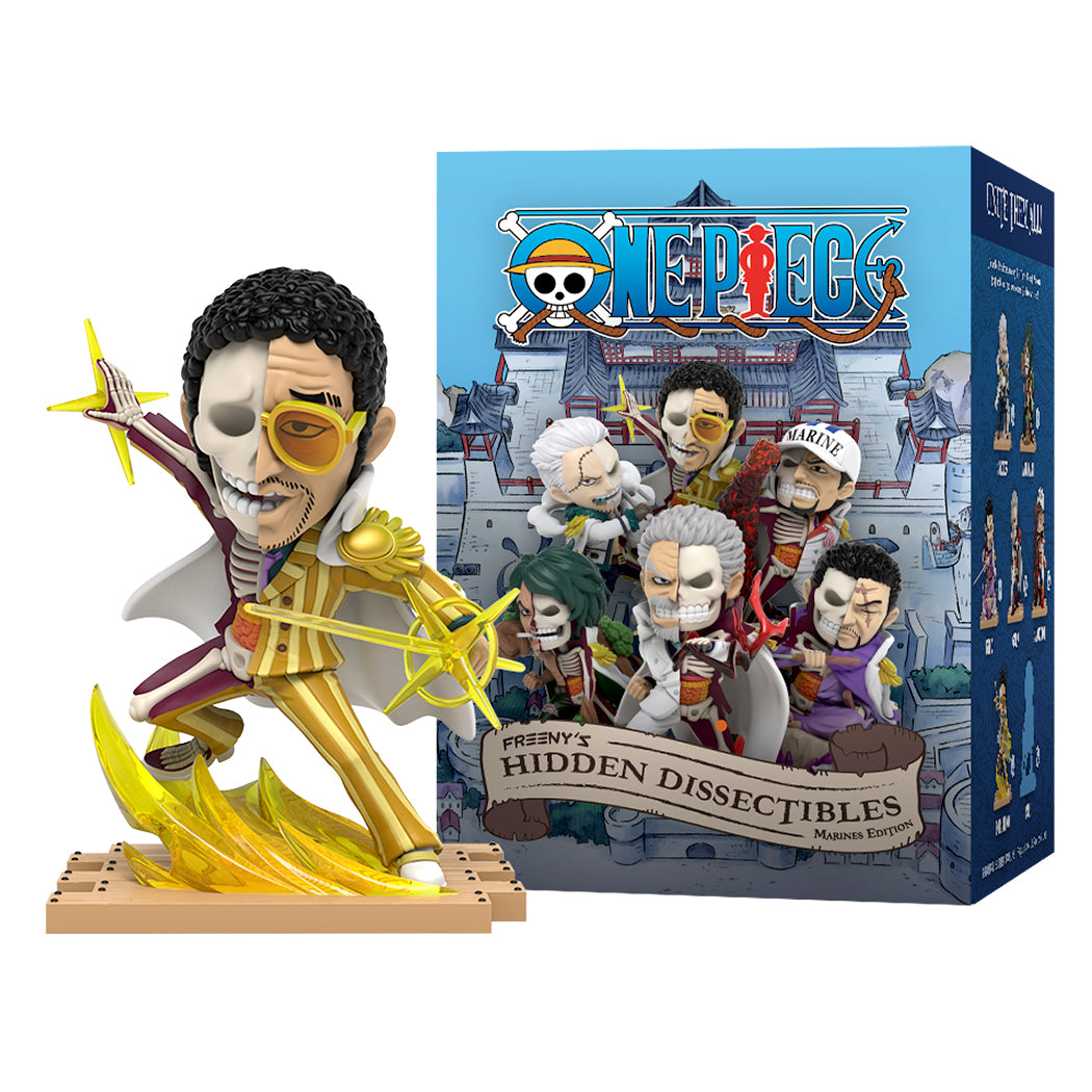 Blind Box di One Piece della serie Hidden Dissectibles, Marine Edition.