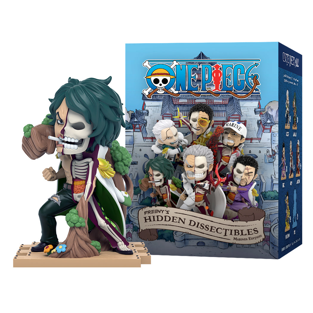 Blind Box di One Piece della serie Hidden Dissectibles, Marine Edition.