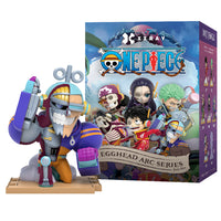 Blind Box di One Piece della serie Egghead Arc. Tutti i personaggi della serie One Piece sono rappresentati nella versione sezionata di Jason Freeny.