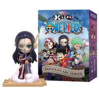 Blind Box di One Piece della serie Egghead Arc. Tutti i personaggi della serie One Piece sono rappresentati nella versione sezionata di Jason Freeny.