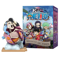 Blind Box di One Piece della serie Egghead Arc. Tutti i personaggi della serie One Piece sono rappresentati nella versione sezionata di Jason Freeny.