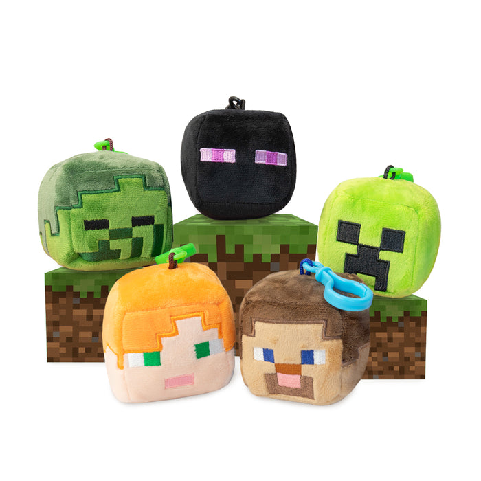 Portachiavi in plush a forma di personaggio di Minecraft