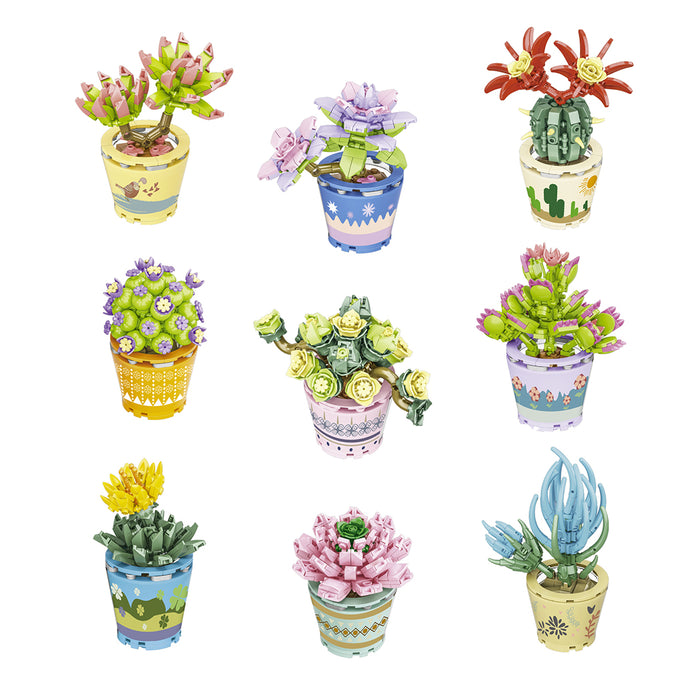 Costruzione a mattoncini del modellino di un bonsai