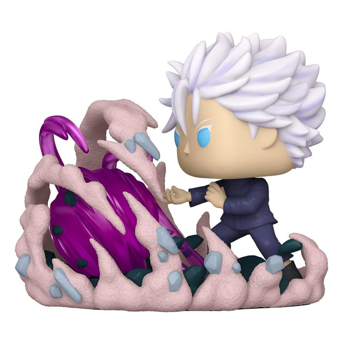 Funko Pop Deluxe del personaggio Satoru Gojo della serie JuJutsu Kaisen con il Bagliore Viola