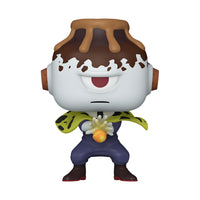 Funko Pop  del personaggio Jogo della serie JuJutsu Kaisen mentre sta per lanciare un attacco di fuoco