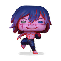 Funko Pop  del personaggio Mahito della serie JuJutsu Kaisen mentre sta attivando la sua tecnica di attacco