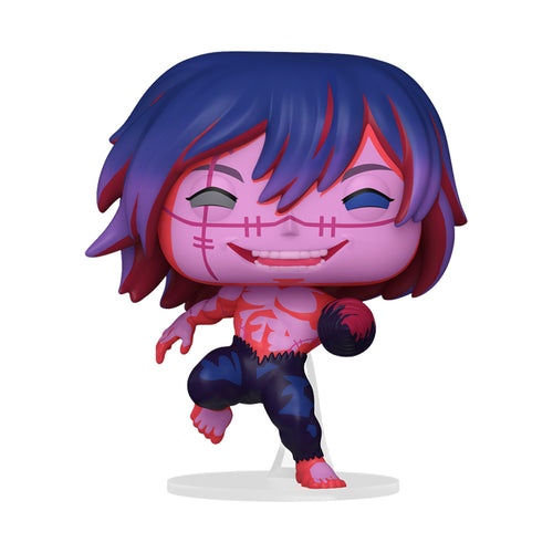 Funko Pop  del personaggio Mahito della serie JuJutsu Kaisen mentre sta attivando la sua tecnica di attacco
