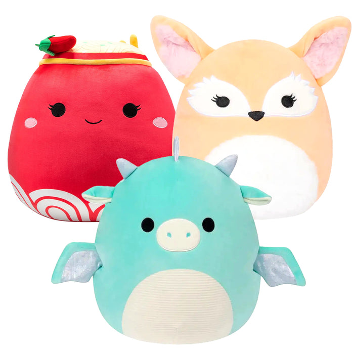 Plush Squishmallows XXL.
La collezione completa è composta da: drago, volpe, noodles spicy.