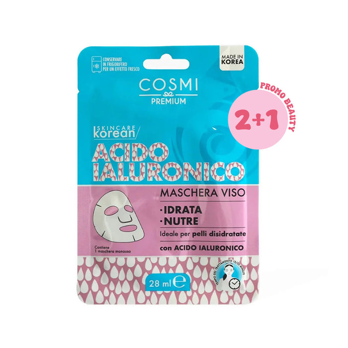 Facial Mask K-Beauty - Acido Ialuronico|Colore:Unico