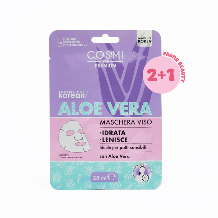 Facial Mask K-Beauty - Aloe|Colore:Unico