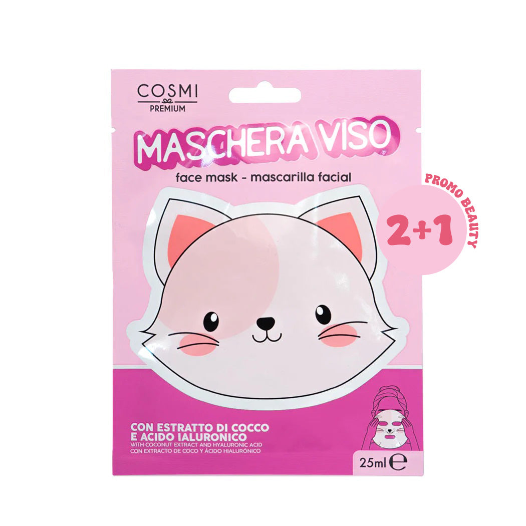 Facial Mask Estratto Di Cocco - Gattino|Colore:Unico