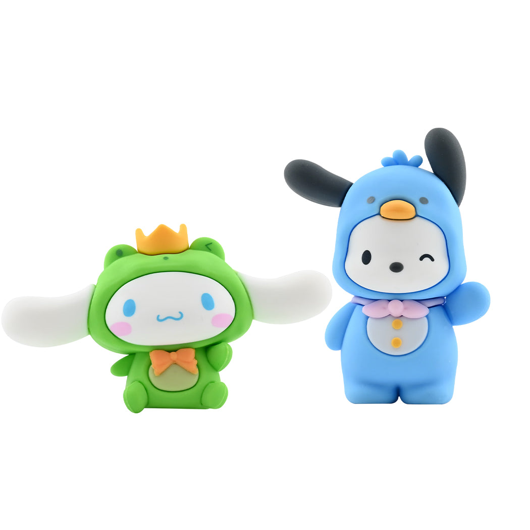 Blind Box di Hello Kitty & Friends versione mini doll. 
Ogni confezione contiene a sorpresa un personaggio della serie.