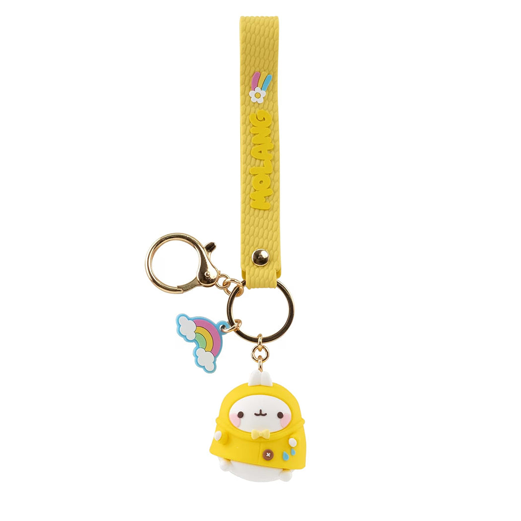 Portachiavi di Molang season series.
Il portachiavi è disponibile in 4 varianti: rosa, lilla, giallo, celeste.
