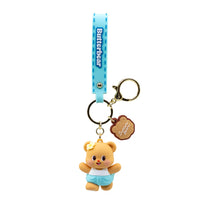 Portachiavi di Butter Bear Serie 1.
Il portachiavi è disponibile in 4 varianti: rosa, celeste, verde, giallo
