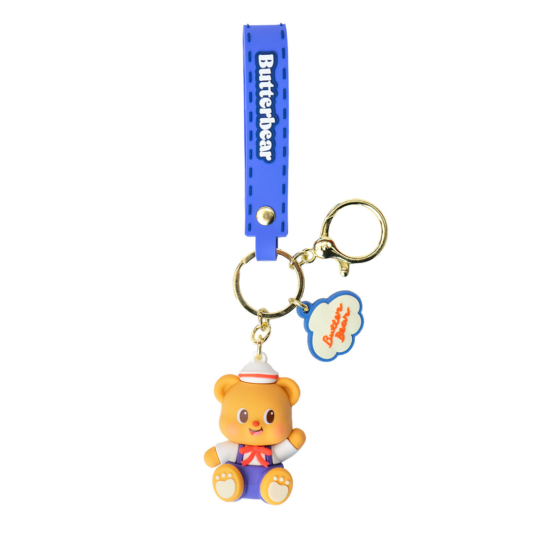 Portachiavi di Butter Bear Serie 2.
Il portachiavi è disponibile in 4 varianti: viola, celeste, verde, rosa.