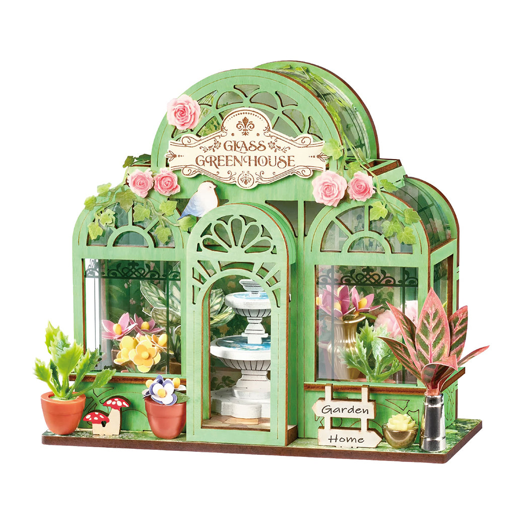 Puzzle in 3d che riproduce in miniatura un negozio di fiori