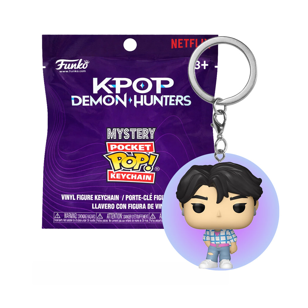 Blind Box versione portachiavi con i personaggi della serie Kpop Demon Hunters.