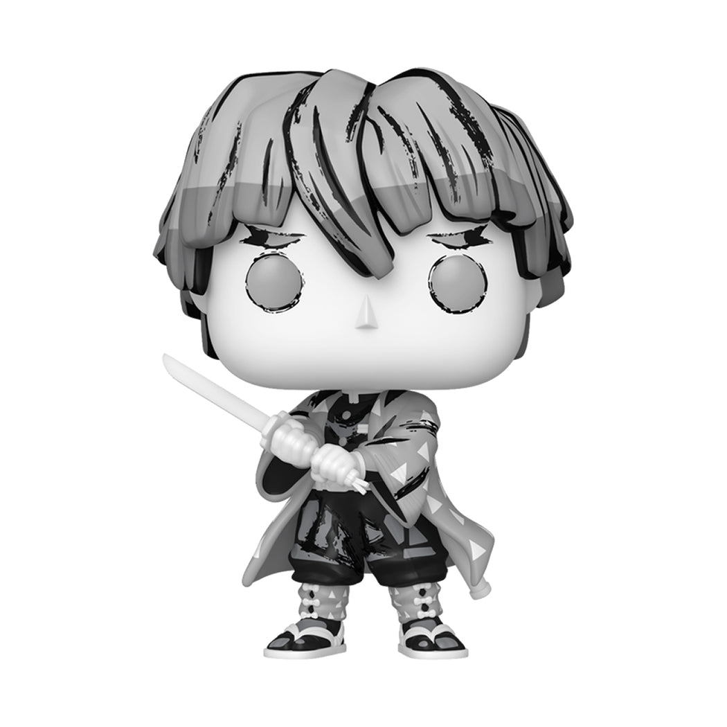 Funko Pop del personaggio Zenitsu Agatsuma della serie Demon Slayer.