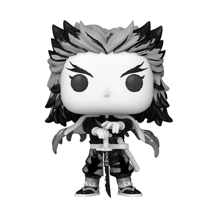 Funko Pop del personaggio Kyojuro Rengoku della serie Demon Slayer.