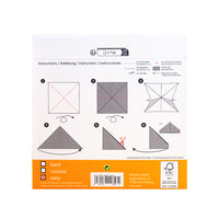 20 fogli di carta per origami 15x15 cm con stampa ispirata ai quadri di Paul Klee per realizzare una farfalla