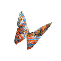 20 fogli di carta per origami 15x15 cm con stampa ispirata ai quadri di Paul Klee per realizzare una farfalla